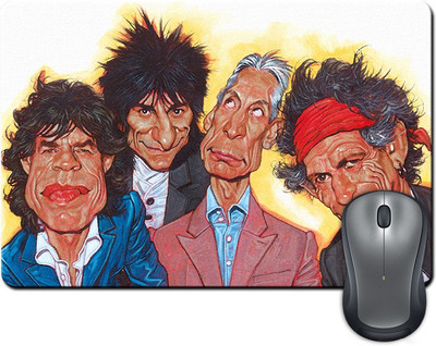 

Rangeele Inkers Rolling Stones Creature Mousepad(Multicolor)