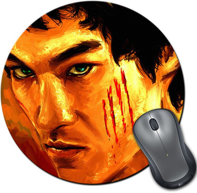 

Rangeele Inkers Bruce Lee Enter The Dragon Painting Round Mousepad(Multicolor)