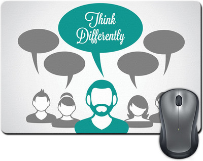 

ShopMantra Think Differntly Minimal Mousepad(Multicolor)