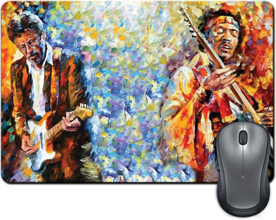 

ShopMantra Abstract Music Artists Oil Painting Mousepad(Multicolor)
