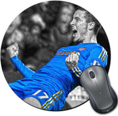 

Rangeele Inkers Eden Hazrd Celebrating Round Mousepad(Multicolor)