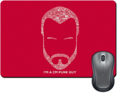 

Rangeele Inkers I Am A Cm Punk Guy Mousepad(Multicolor)