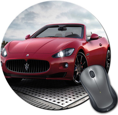 

Rangeele Inkers Maserati Gran Cabrio Round Mousepad(Multicolor)