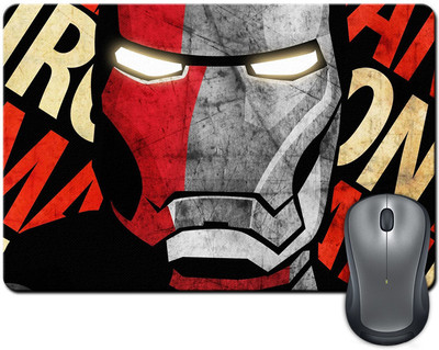 

ShopMantra Iron Man Typography Mask Mousepad(Multicolor)