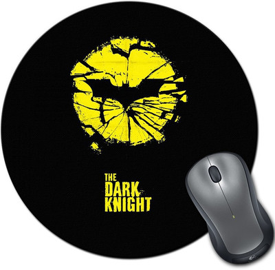 

Rangeele Inkers The Dark Knight Round Mousepad(Multicolor)