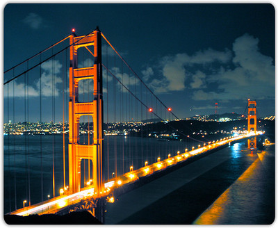 

Lovely Collection Golden Gate Bridge Mousepad(Multicolor)