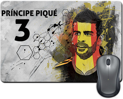 

ShopMantra Gerard Piqu Spain Football Mousepad(Multicolor)