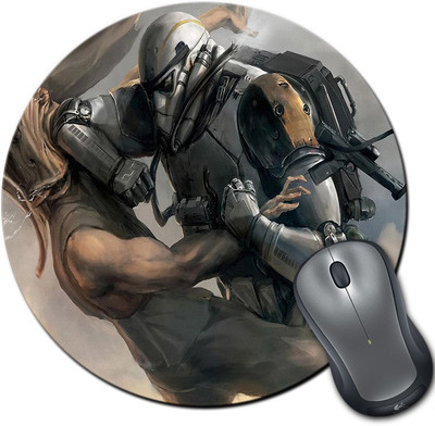

Rangeele Inkers Stormtrooper Funny Round Mousepad(Multicolor)