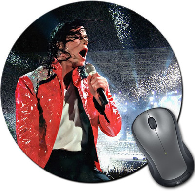 

Rangeele Inkers Michael Jackson Performing Round Mousepad(Multicolor)