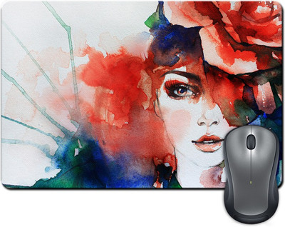 

ShopMantra Beautiful Lady Brush Painting Mousepad(Multicolor)