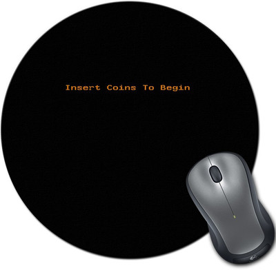 

Rangeele Inkers Inset Coin To Begin Round Mousepad(Multicolor)