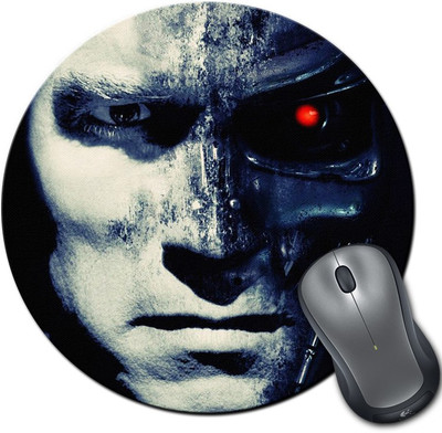

Rangeele Inkers Terminator Salvation Round Mousepad(Multicolor)