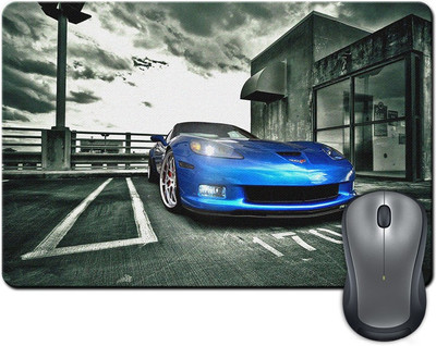 

Rangeele Inkers Awesome Blue Car Mousepad(Multicolor)