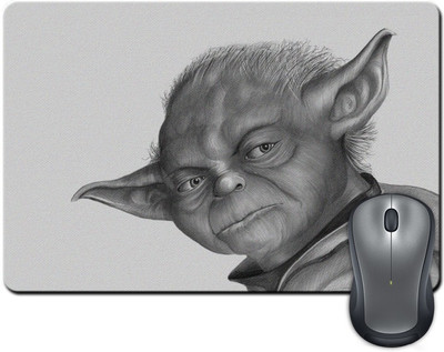 

Rangeele Inkers Master Yoda Sketch Mousepad(Multicolor)