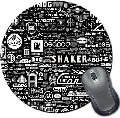 

Rangeele Inkers Car Logo Round Mousepad(Multicolor)