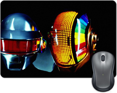 

Rangeele Inkers Daft Punk Helmets Mousepad(Multicolor)