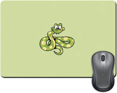 

Rangeele Inkers Cartoon Snake Mousepad(Multicolor)