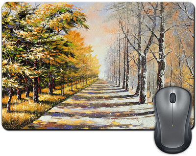 

ShopMantra Mystical Forest Canvas Painting Mousepad(Multicolor)