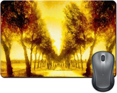 

ShopMantra Yellow Forest Countryside Paint Mousepad(Multicolor)