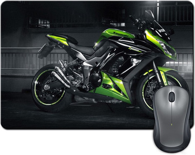 

Rangeele Inkers Kawasaki Green Fast Mousepad(Multicolor)
