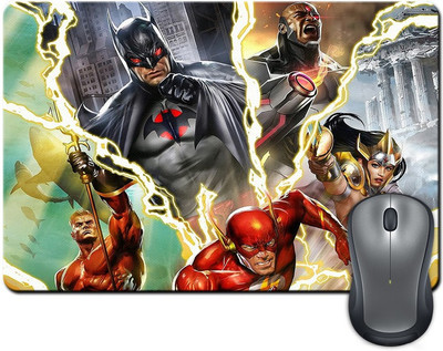 

Rangeele Inkers Justice League Art Mousepad(Multicolor)
