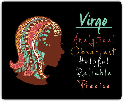 

Lovely Collection Zodiac Virgo Mousepad(Multicolor)