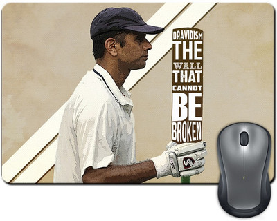

ShopMantra Rahul Dravid Quote Mousepad(Multicolor)
