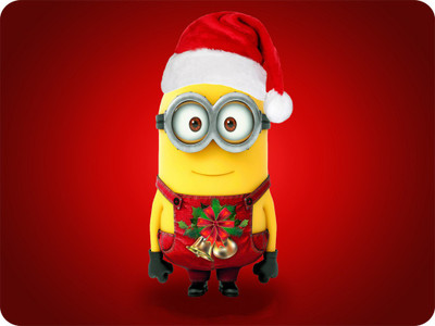 

SYL Marry Christmas Minions Mousepad(Multicolor)