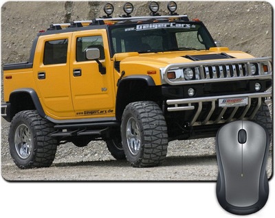 

Rangeele Inkers Hummer Cool Mousepad(Multicolor)