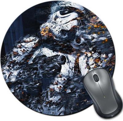 

Rangeele Inkers Vader Splatter Round Mousepad(Multicolor)