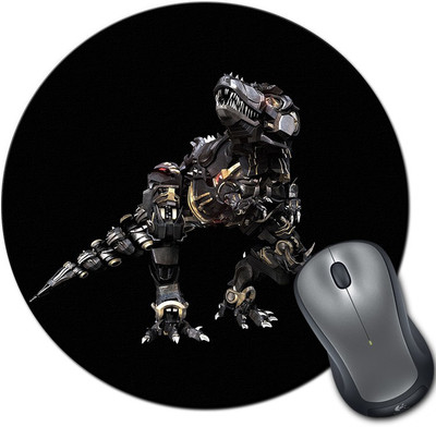 

Rangeele Inkers Transformer Dino Round Mousepad(Multicolor)
