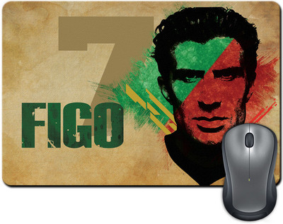 

ShopMantra Figo Portugal Football Mousepad(Multicolor)