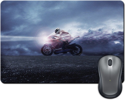 

Rangeele Inkers Unstoppable Bike Mousepad(Multicolor)