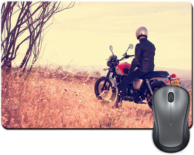 

Rangeele Inkers Bike Travel Mousepad(Multicolor)