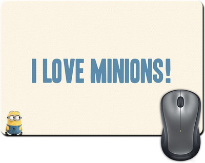 

Rangeele Inkers I Love Minions Mousepad(Multicolor)