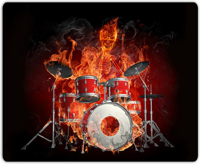 

Lovely Collection Ghost Playing Drums Mousepad(Multicolor)