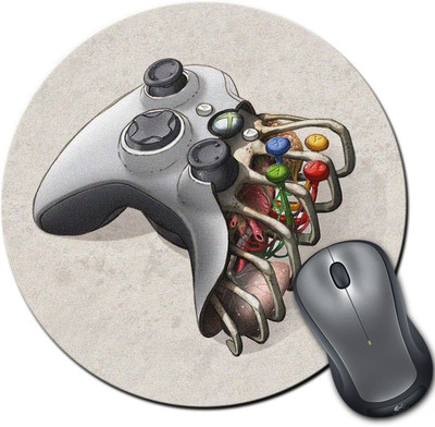 

Rangeele Inkers Gaming Has Life Round Mousepad(Multicolor)