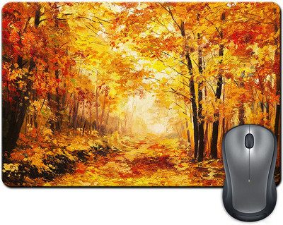 

ShopMantra Woods in the Forest Scenic Painting Mousepad(Multicolor)