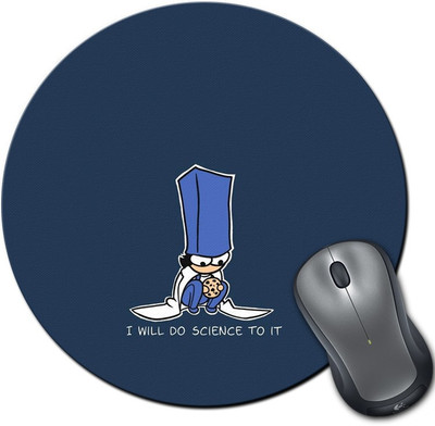

Rangeele Inkers I Will Do It To Science Round Mousepad(Multicolor)