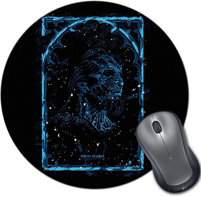 

Rangeele Inkers Game Of Thrones White Walker Round Mousepad(Multicolor)