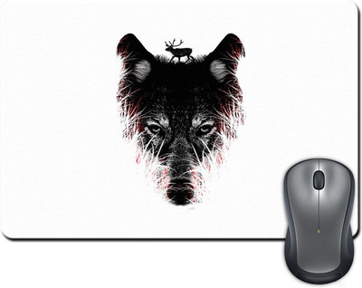 

ShopMantra Wolf with Deer Mousepad(Multicolor)