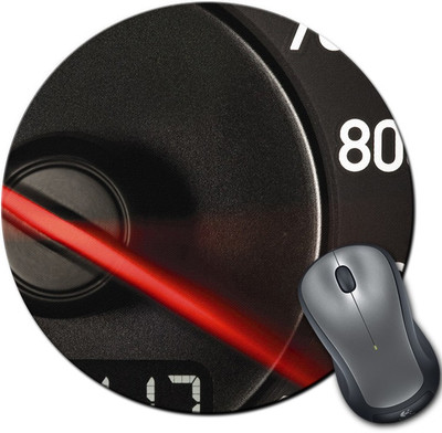 

Rangeele Inkers Speed Out Of Limit Round Mousepad(Multicolor)