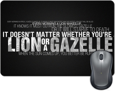 

Rangeele Inkers You Better Be Running Mousepad(Multicolor)