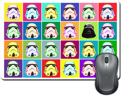 

Rangeele Inkers Darth Vader Pop Art Mousepad(Multicolor)