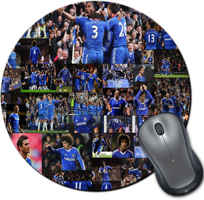

Rangeele Inkers Chelsea Collection Round Mousepad(Multicolor)