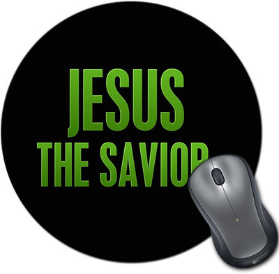

Rangeele Inkers Jesus The Saviour Round Mousepad(Multicolor)