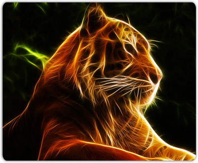 

Lovely Collection Lion In Fire Mousepad(Multicolor)
