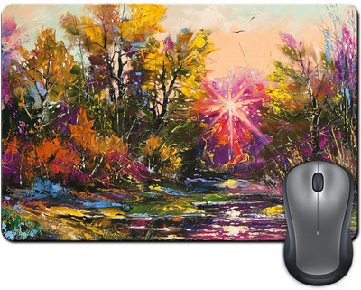 

ShopMantra Abstract Nature Digital Design Mousepad(Multicolor)