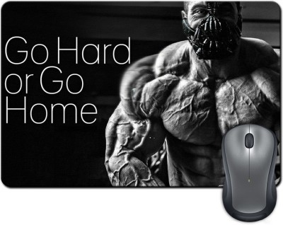 

Rangeele Inkers Go Hard Or Go Home Mousepad(Multicolor)