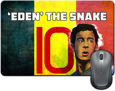 

ShopMantra Eden Hazard Belgium Football Mousepad(Multicolor)